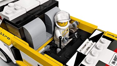 Іграшковий гоночний автомобіль, з мініфігуркою гонщика, набір для складання гоночного автомобіля, 76897 Speed Champions 1985 Audi