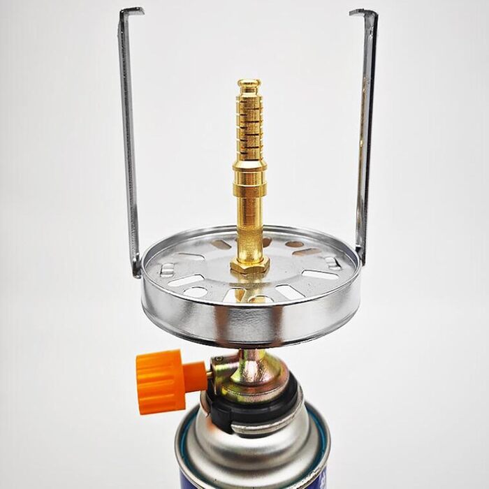 Газовий ліхтар для кемпінгу, газове освітлення, компактний газовий ліхтар для саду, походів, скелелазіння