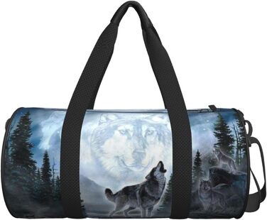 Містка дорожня сумка Moon Wolf, легка та довговічна, ідеальний подарунок для подорожей, походів, відряджень та іншого, універсальний розмір