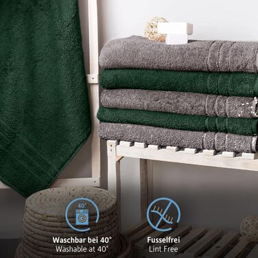 Набір рушників для сауни Komfortec 2 шт. 80x200 см з 100 бавовни, рушники для сауни XXL, рушник для сауни, м'який, великий, махров