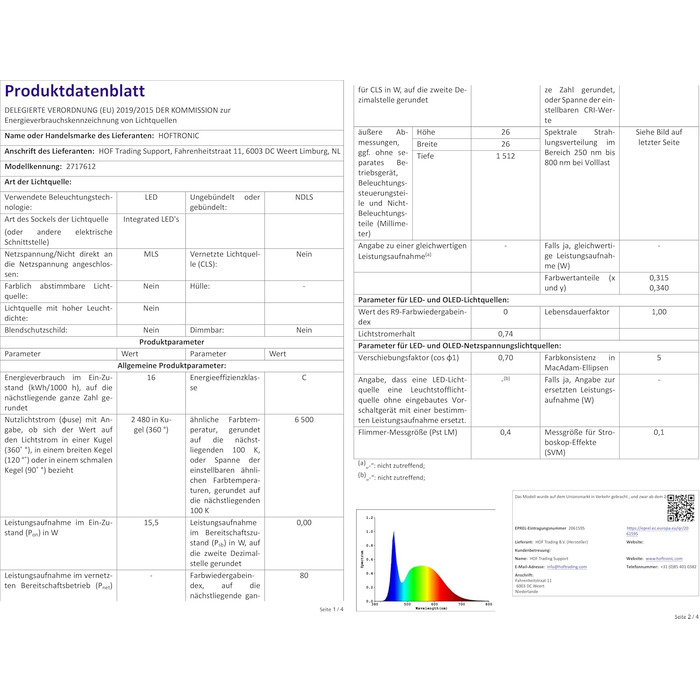 Світлодіодна трубка 150 см - 15,5 Вт 2480 люмен (160 лм/Вт) - 6500K холодне біле світло (840) - без мерехтіння - світлодіодна люмінесцентна лампа T8 G13 замінює 128 Вт - неонову трубку - вкл