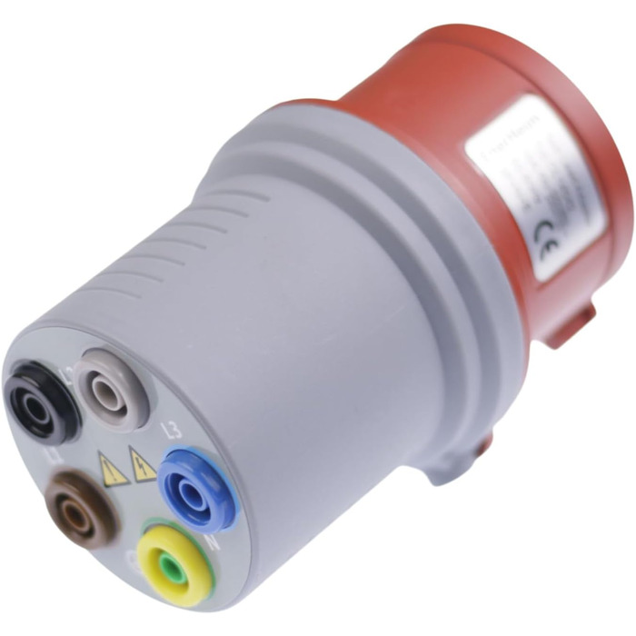 Випробувальний адаптер CEE 16A / 32A Трифазний випробувальний адаптер для вимірювання напруги, безпечний випробувальний інструмент для промисловості та технічного обслуговування (16 А, CEE 5P) 16 А CEE 5P