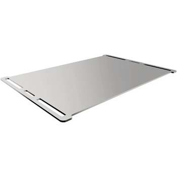 Пластина Knister Plancha з нержавіючої сталі, пластина для гриля Plancha для всіх варіантів кемпінгового гриля Knister Grill, овочева тарілка (20 x 28 см)