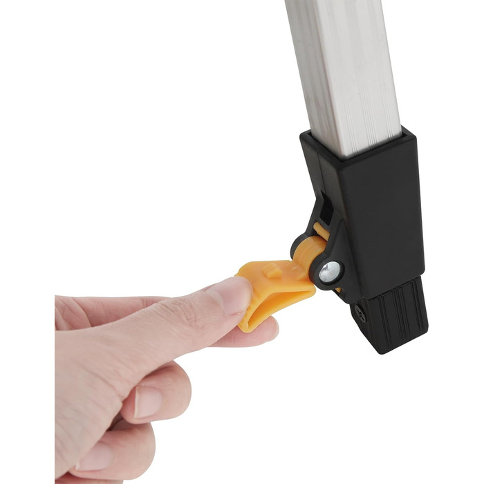 Стіл для кемпінгу WOLTU, розкладний стіл з алюмінію, садовий стіл, балконний стіл, дорожній стіл, складаний, з сумкою для перенесення, регульована висота, 90x52,2x(45-69) см, сріблястий