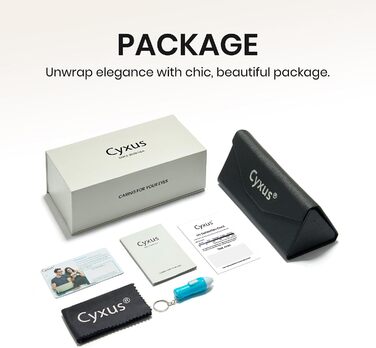 Фотохромні окуляри Cyxus 8390 з фільтром синього світла, сірі, унісекс