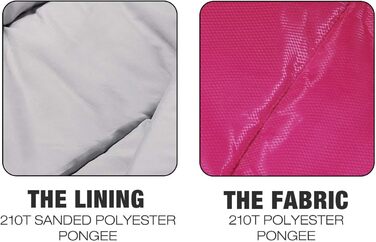 Дитячий спальний мішок REDCAMP для хлопчиків та дівчаток 175 x 65 см, матусин спальний мішок, зручний, легкий, теплий, регульована довжина, 3 сезони, підходить для кемпінгу та активного відпочинку, синій/рожевий. Наповнювач 0,1 кг.