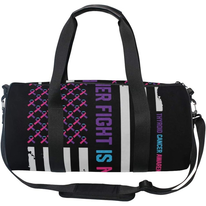 Спортивна сумка-дорожня, сумка для підтримки людей з раком щитовидної залози, універсальна сумка для подорожей на вихідні для чоловіків та жінок