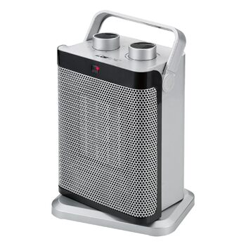 Тепловентилятор Clatronic Портативний та компактний вентилятор 2 режими нагріву (1500/2000 Вт) Керамічний вентилятор Коливальний Ручка для перенесення 7 режимів Портативний обігрівач HL 3631