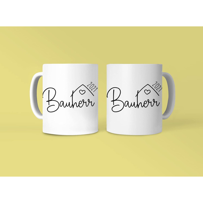 Персоналізована керамічна кружка для будівництва будинку з роком Будівельник 3 Кружка - справжня прикраса на будівельному майданчику Подарунок для чоловіків на завершення Біла ручка та внутрішня частина