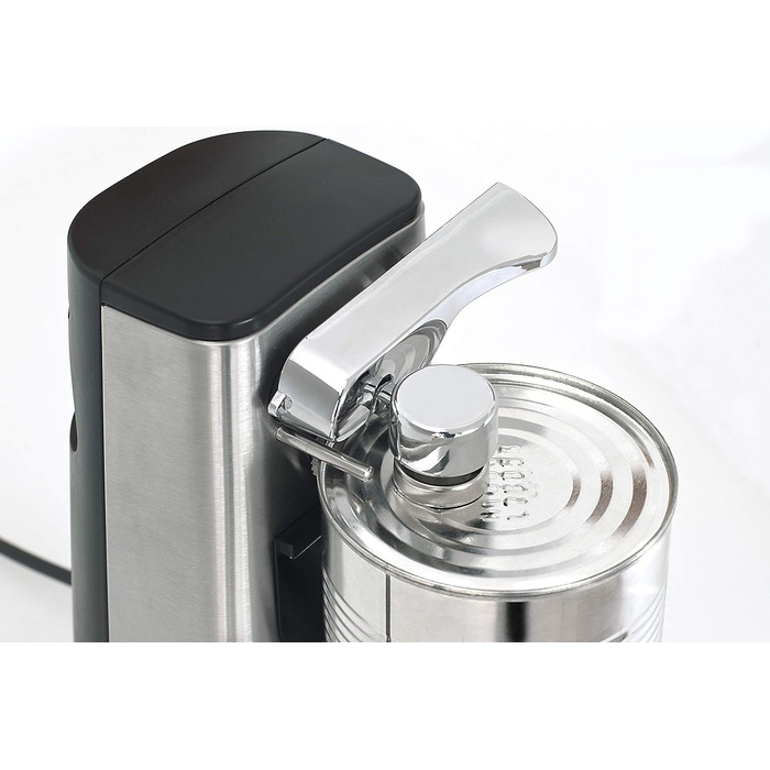 Мультивідкривач CASO D10 з високоякісним корпусом з нержавіючої сталі, універсальне використання в якості відкривачки для пляшок, точилки для ножів, консервного ножа, в т.ч. практичного втягування кабелю, магнітного тримача кришки, потужного двигуна