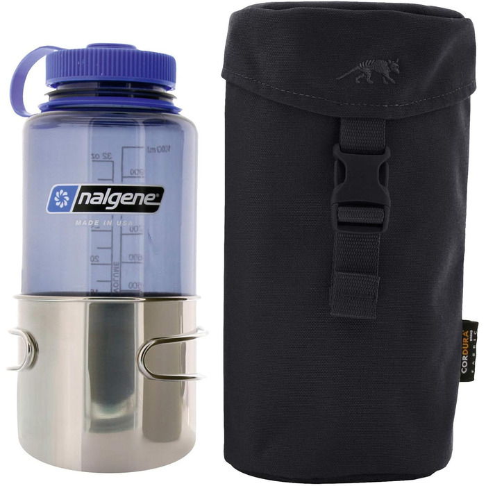 Чашка Tasmanian Tiger TT Handle Mug 500 - ідеальна для активного відпочинку та кемпінгу, з нержавіючої сталі, 500 мл, сумісна з пляшкою об&39ємом 1 л з широким горлом та тримачем для пляшок TT