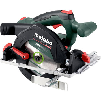 Акумуляторна портативна циркулярна пила Metabo KS 18 LTX 57 BL, без акумулятора, з безщітковим двигуном, з вибіжним гальмом, з Met