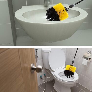 Щітка насадка акумуляторна викрутка, 5 шт. щітка акумуляторна викрутка дриль набір для чищення ванних кімнат, ванн, підлоги, марму