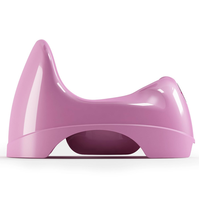 Дитячий горщик з ергономічним сидінням і високою спинкою - Рожевий 80800940