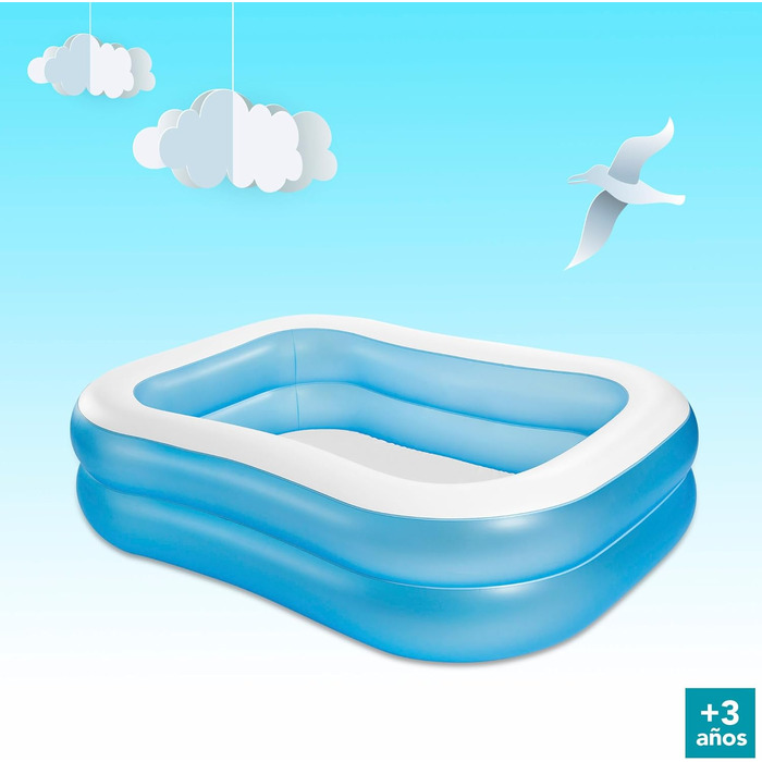 Сімейний басейн Intex Swim Center, розмір у надутому вигляді 203 см x 152 см x 48 см (57180NP)