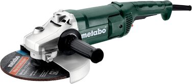 Кутова шліфувальна машина Metabo WE 2200-230 - 606437000 - Для точного шліфування та різання - Потужність 2200 Вт, диск Ø 230 мм