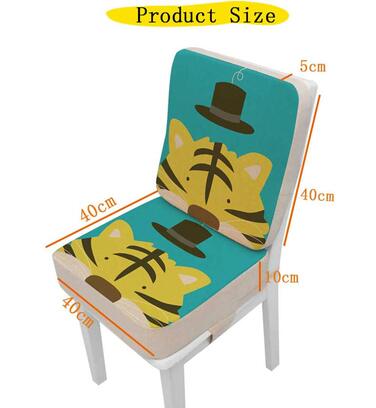 Дитячий бустер сидіння подушка стілець, Fansu Baby портативний сидіння подушка мультфільм дизайн квадратний регульований розбірний