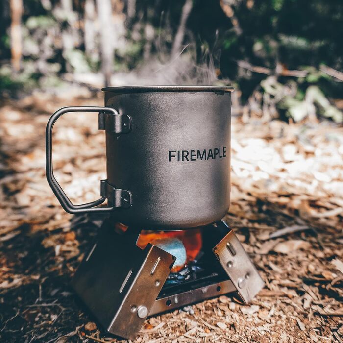 Портативний титановий кемпінговий кухоль Fire-Maple 300 мл з кришкою, надлегкий кавник для походів, пікніків, подорожей та трекінгу на свіжому повітрі Titanbecher