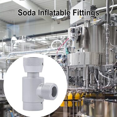 Адаптер для наповнення бака CO2 Адаптер для наповнення циліндра Адаптер газованої води W21.8-14 до TR21-4 Нейтралізатор заправки соди для акваріумного циліндра Адаптер для заправки газованої води