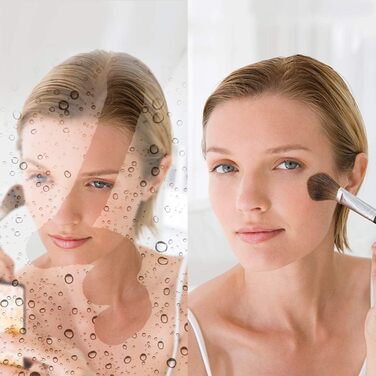 Інфрачервоний обігрівач дзеркала byecold 580 Вт настінний зі світлодіодним підсвічуванням (100x60 см), електричний інфрачервоний обігрівач дзеркала, електричний обігрівач дзеркала для ванної кімнати, дзеркало у ванній кімнаті з захистом від запотівання та