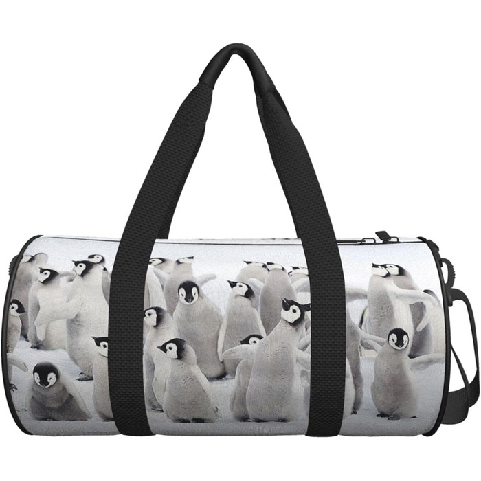 Дорожня сумка-мішок Пінгвін для сім'ї, спорту та фітнесу, велика сумка для подорожей та покупок, сумка для ночівлі та вихідних для чоловіків та жінок