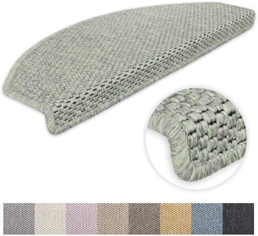 Килимки для ніг Gteborg напівкруглі I в різних варіантах I 65x24x4cm I салатовий