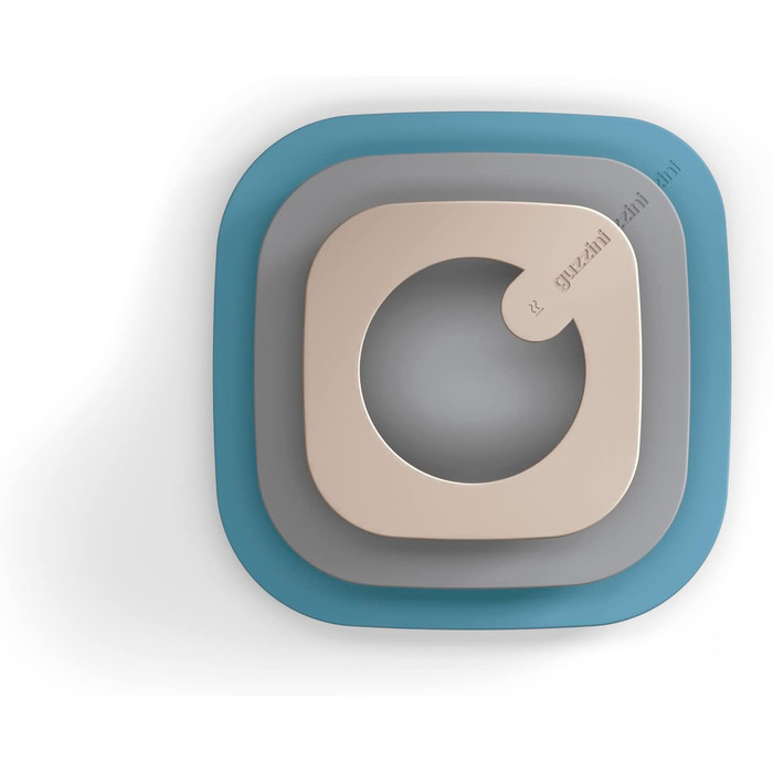 Набір із 3 герметичних контейнерів для холодильника/морозильної камери/мікрохвильової печі, низький профіль, 19,5 x 19,5 x 9,3 см 450/975/1900 куб.см - 17070752 19,5 x 19,5 x 9,3 см Одинарний