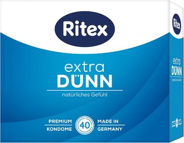 Презервативи Ritex Extra Thin, ультратонкі, 40 шт