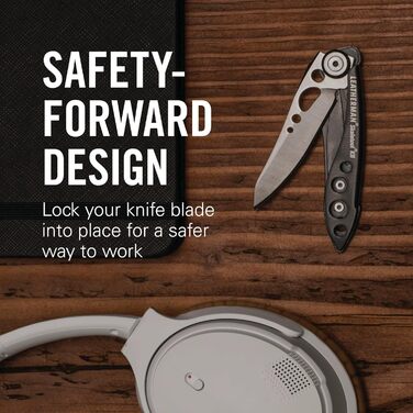 Багатофункціональний ніж Skeletool KB, маленький, легкий і компактний, чорний