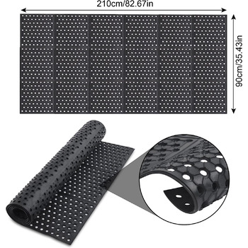 Гумовий килимок, кільцевий гумовий килимок, стільникові килимки, великі гумові вхідні килимки для зовнішнього використання, нековзний килимок для дверей, перфорований килимок для дверей, килимове покриття для вулиці, протиковзкий килимок, килимок для улов