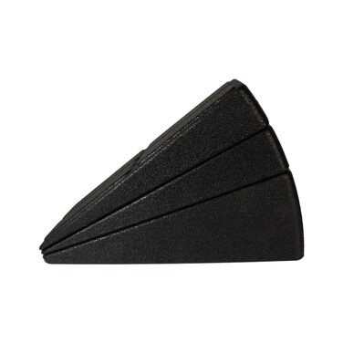 Комплект клинів для йоги з піни EPP (3 шт.) (один розмір) (чорний)