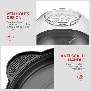 Машина для приготування попкорну YASHE, електрична мішалка для попкорну потужністю 650 Вт, машини для приготування попкорну ємністю 3 л з антипригарним покриттям, здорова та менша кількість олії для вечірок у кіно