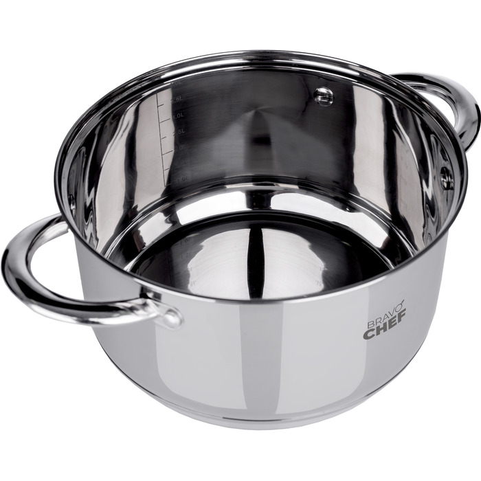 Каструля з кришкою 20 см 3,6 л Bravo Chef