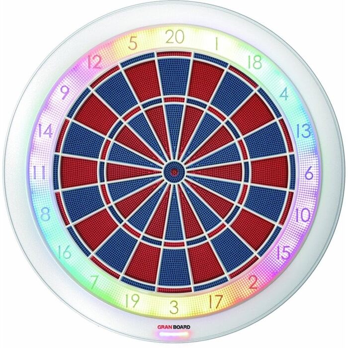 Дошка для розваг GranBoard 132, турнірні розміри, чорний, білий, червоний, зелений