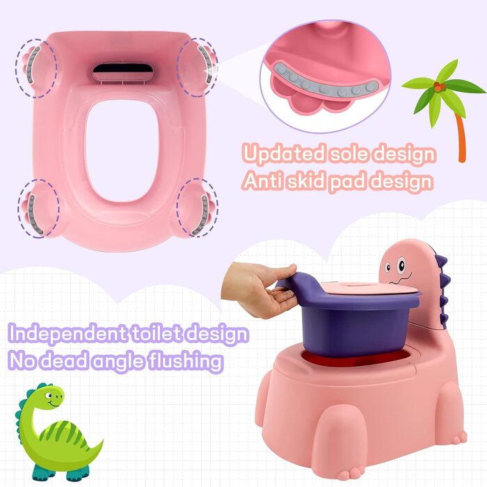 Горщик для дітей Дитячий унітаз Дитячий унітаз Дитячий горщик Динозавр горщик Туалет Горщик Дитячий горщик Дитячий горщик WC горщи