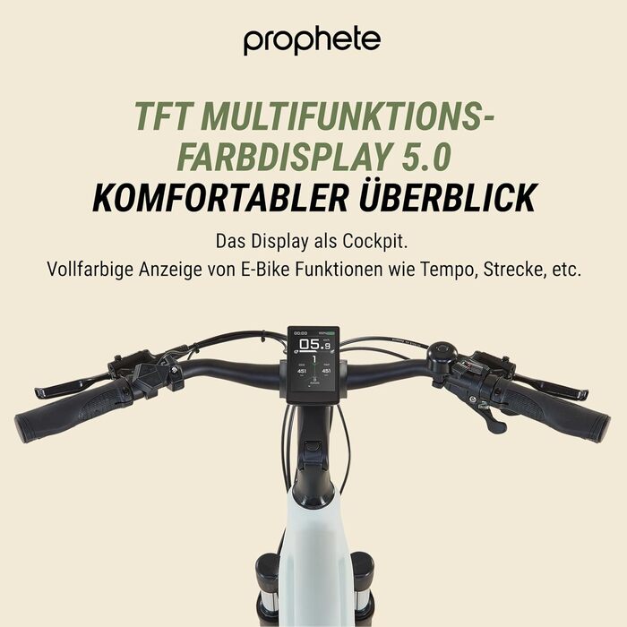 Електровелосипед Prophete Entdecker 5.0 28-дюймовий трекінговий велосипед двигун AEG SportDrive II із середнім приводом 250 Вт/100 Нм акумулятор 48 В/720 Втгод із запасом ходу до 220 км 10-ступінчаста коробка передач Deore гідравлічні дискові гальма, трап