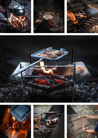 Підставка для багаття з нержавіючої сталі Solo Grill типу A4 SOLO-A4