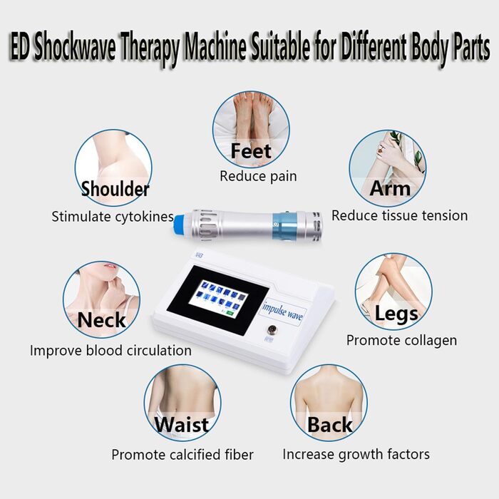 Аппарат ударно-хвильової терапії AMZCOM для розслаблення мязів та знеболювання хронічного болю