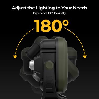 Акумуляторний кемпінговий ліхтар BougeRV 13500 мАг, 2700K-6500K та 1500 люмен, кемпінговий ліхтар із червоним світлом, навколишнім освітленням, водонепроникний IPX5, кемпінговий ліхтар для кемпінгу, подорожей, надзвичайних ситуацій