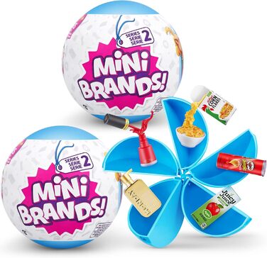 Капсули-сюрпризи Mini Brands Series 2, таємнича капсула, колекційна іграшка Real Miniature Brands (набір з 2 шт. )
