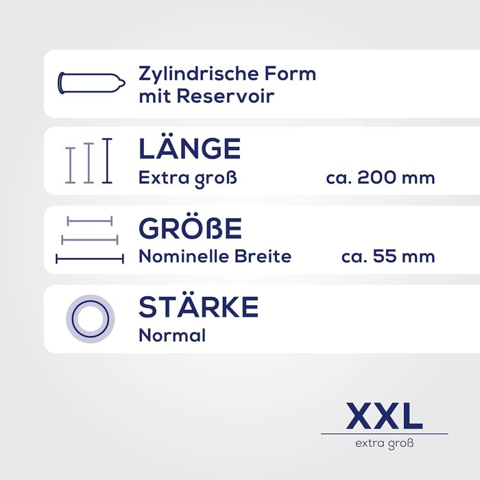 Презервативи Ritex XXL, збільшені, 16 шт