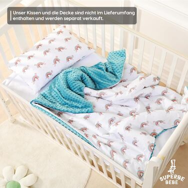 Бавовняна наволочка для дитячих подушок Розмір 40х60 см Висока якість, приємно м'яка і легка в догляді. З різним дизайном. Ідеальн