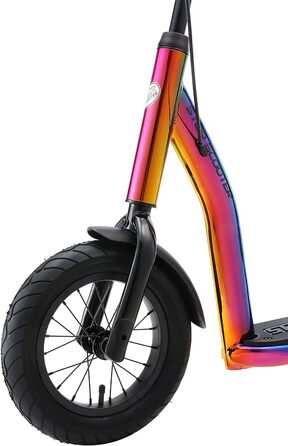 Дитячий педальний самокат від 7 років City Kick Scooter Повітряні шини регульовані по висоті 12-дюймовий хром нового покоління