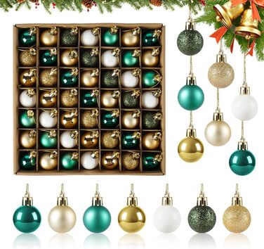 Набір з 49 предметів ялинкових прикрас Agoer