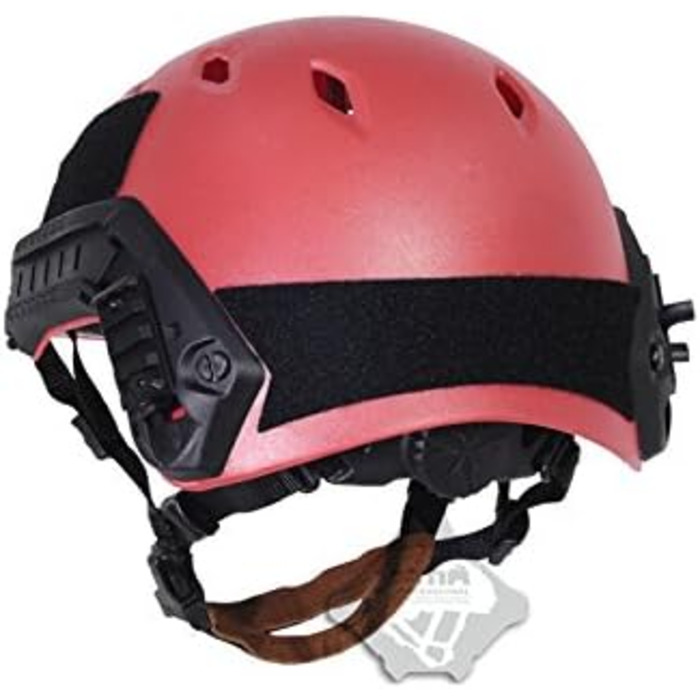 Універсальний тактичний легкий шолом OPS Fast Base ABS Jump Military RED L/XL TB285