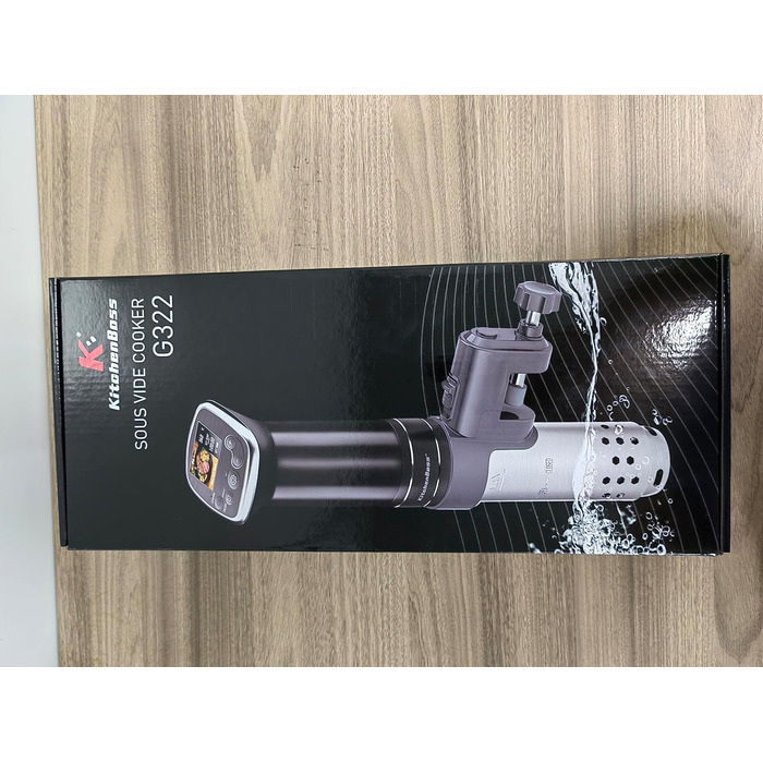 Кухонна плита Sous Vide Stick Precision Cooker Більш точна Точна каструля G322T Налаштування температури IPX7 Водонепроникний світлодіодний дисплей Занурювальний занурювальний цикулятор 3D циркуляція Ультра тихий