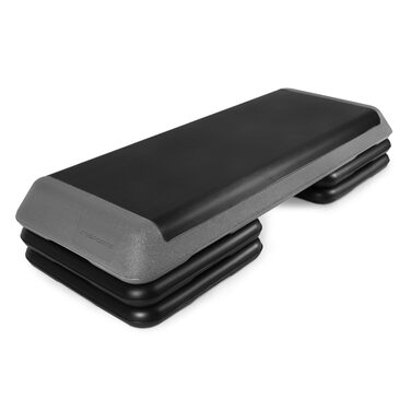 Професійна степ-дошка з постером з вправами БЕЗКОШТОВНИЙ додаток для тренувань Студійний степпер з регульованою висотою в 3 положеннях