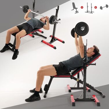 Складана регульована багатофункціональна похила лава для силових тренувань ISE, тренажер для м&39язів живота з 7-позиційною регульованою спинкою для тренування всього тіла, домашній тренажер для живота, лава для сидячих пресів 5902