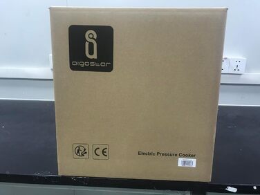 Скороварка Aigostar Panda 7 в 1, мультиварка на 6 л з 14 функціями, світлодіодна панель, налаштування тиску, таймер і функція піді