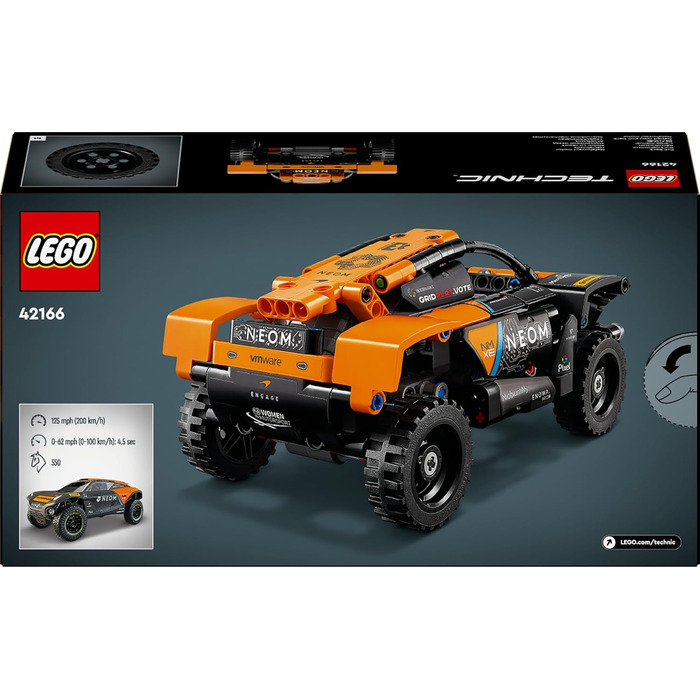 Конструктор LEGO Technic 42166, Гоночний автомобіль NEOM McLaren Extreme E, 252 деталі